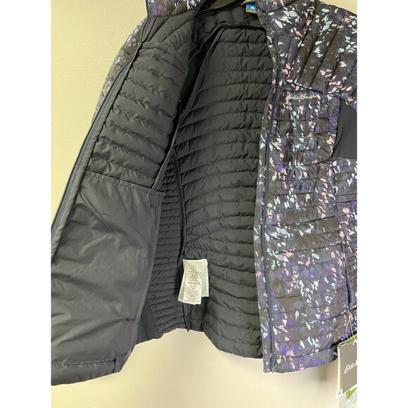 NWT Eddie Bauer Women’s Microtherm Stormdown First Ascent Jacket SM Purple Blue - Picture 5 of 12